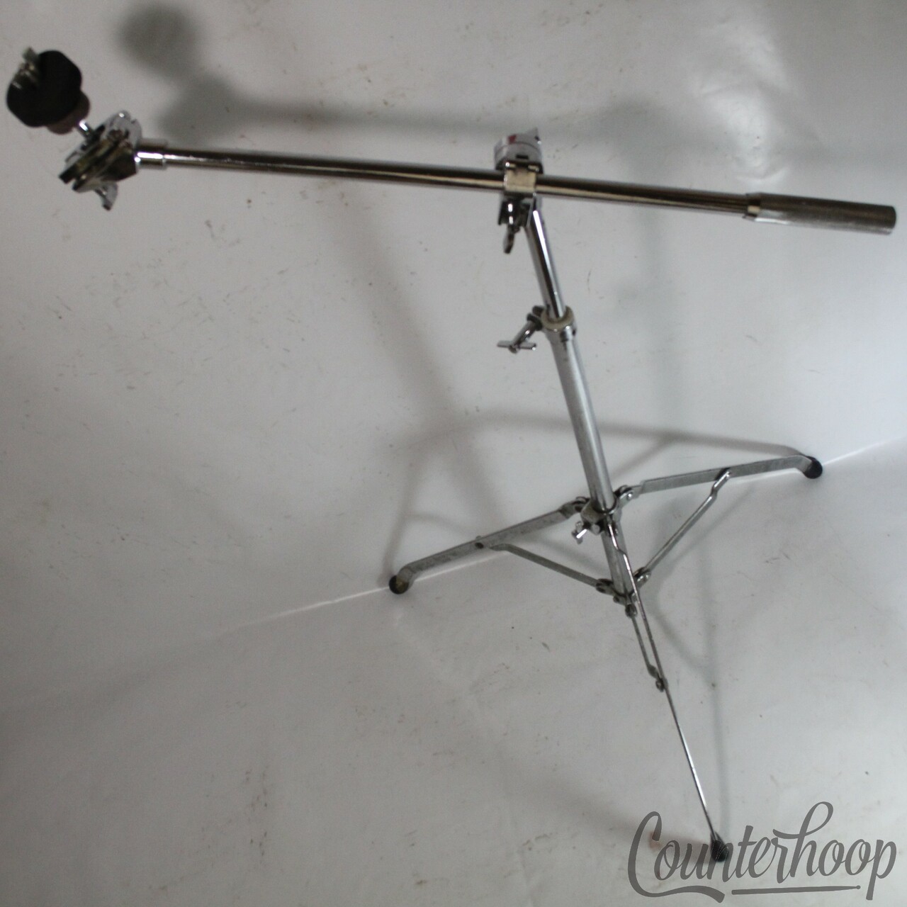 Gibraltar Boom Arm Cymbal Stand Single-Braced Tripod Chrome Swivel-Ball Tilter* — main photograph