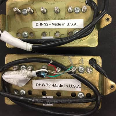 DiMarzio Michael Schenker Humbuckers Neck and Bridge Black/Zebra image 2