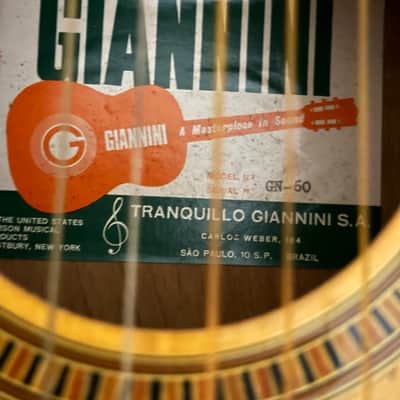 Vintage Giannini GN-60 Classical Guitar image 2
