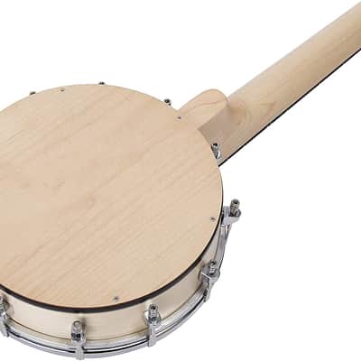 4 String Banjo Ukulele Concert 23 inch Remo Drumhead Maple Body + Truss Rod Gig Bag and Accessories image 5