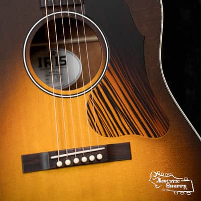 Mint IRIS DF *Custom* Guild Sitka/Old Mahogany Burst Slope Shoulder Dreadnought Guitar #1044 image 3