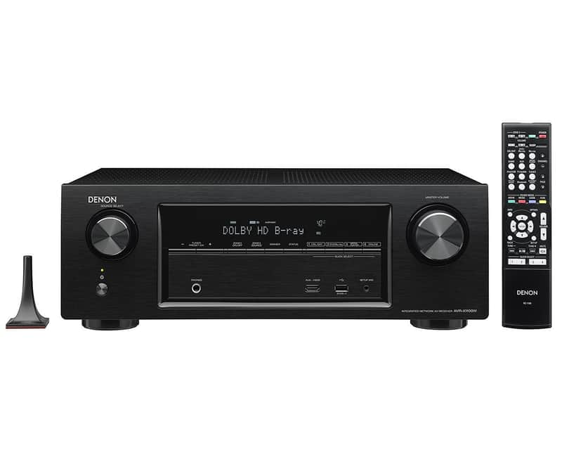 Denon AVR-X1100W 7.2 In-Command Receiver with Bluetooth, WiFi, HDMI 2.0 image 1