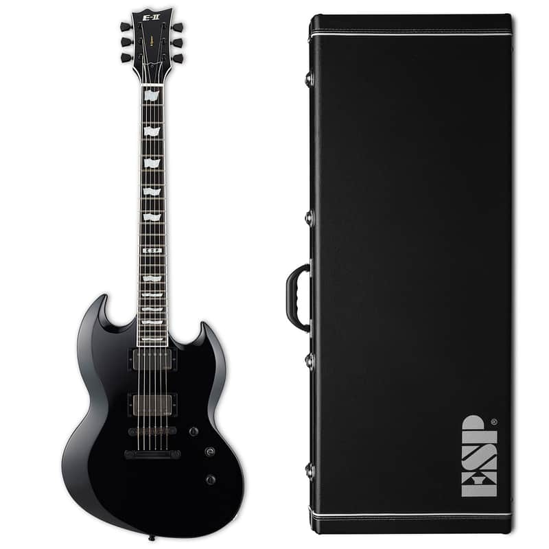 ESP E-II Viper Black BLK Electric Guitar + Hard Case Japan - B-Stock - S.S. Frets image 1