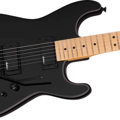 Jackson Pro Origins 1985 San Dimas SD1 HH FR Maple FB Gloss Black with Bag image 4