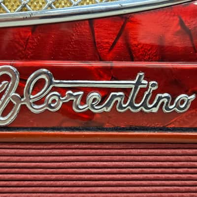 Frontalini Red Piano Accordion LMM 41/120 Ready To Play image 12