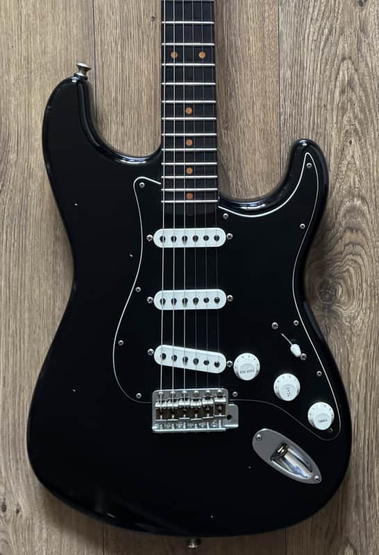 Fender Custom Shop Postmodern Stratocaster Dual Mag Journeyman Relic "Aged Black" image 1