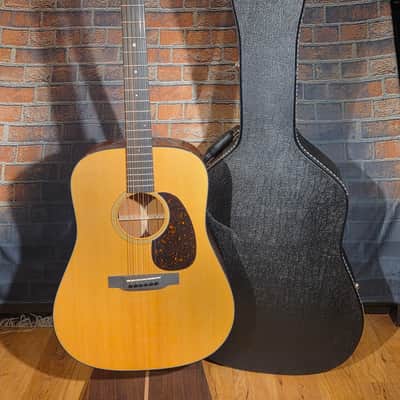 Martin Standard Series D-18 Natural w/ OHSC & L.R. Baggs Hi-Fi Pickup System image 1