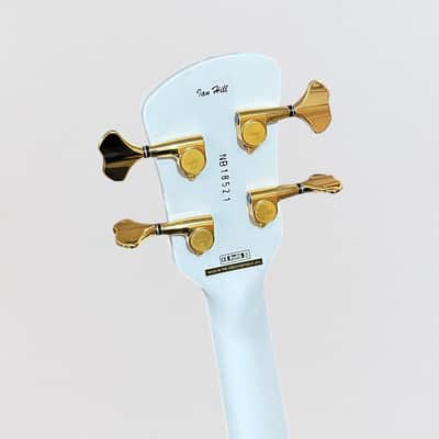 Spector Euro Ian Hill Judas Priest 4 String Signature Electric Bass Guitar - White image 8