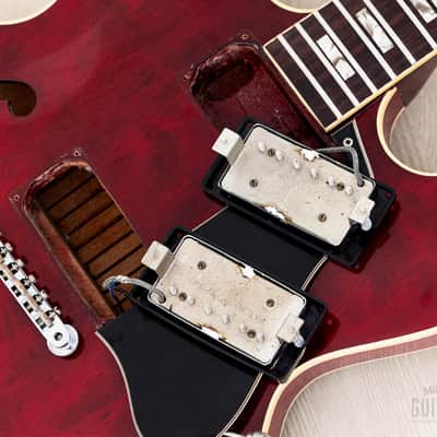 1975 Gibson ES-335 TDC Vintage Semi-Hollow Guitar Cherry Figured Maple w/ T Tops, Case image 19
