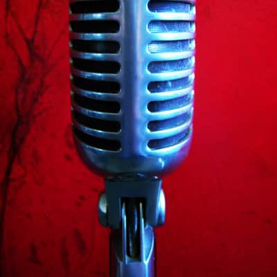 Vintage 1960's Shure 55S Unidyne dynamic cardioid microphone multi Z w accessories Elvis 55SW 556S 55 image 14