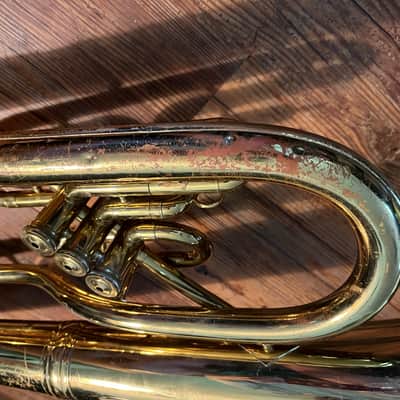 King 3/4 Tuba w/ Recording Bell - rare 1145W 1978 - Yellow Brass image 8