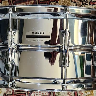 STUDIO SALE! Yamaha Stage Custom SD 266A Snare 14×6.5 Chrome Over Steel 1990s Japan image 5