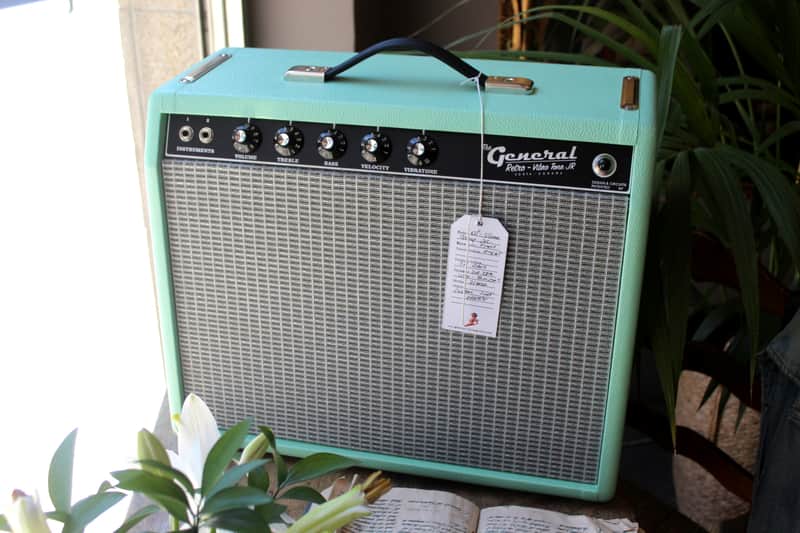 INCREDEBLE!!!!GVT Vibro Tone JR Handwired NOS Guitar amplifier blackface 1964 / Surf Green Vibro champ AA764 image 1