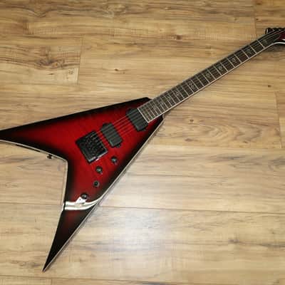 Dean Vengeance V 2023 - Black Cherry Burst Flame image 2