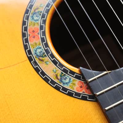CONDE "Guitarra Conde Atocha Ciprés Rosas Azules" HARDCASE image 12