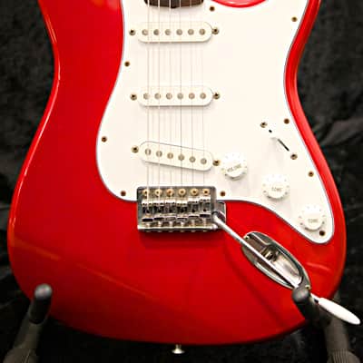 1993 Squier by Fender Stratocaster MIJ FujiGen – Torino Red image 1