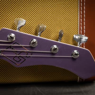 Guyatone EB-9 Sharp 5 1960s - Lavender Metallic image 3
