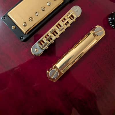 Gibson Les Paul Studio 2004 - Wine Red & Gold Hardware image 4