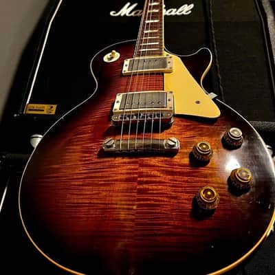 Gibson aged set, Pickguard, Pickup rings, switch plate, Top Hat knobs and jack plate, Les Paul, relic | 59 Parts image 2