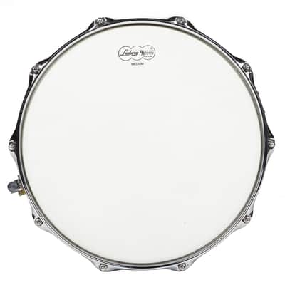 Ludwig Hammered Brass Snare LB422BKT, 14"x6,5" - Snare Drum image 4