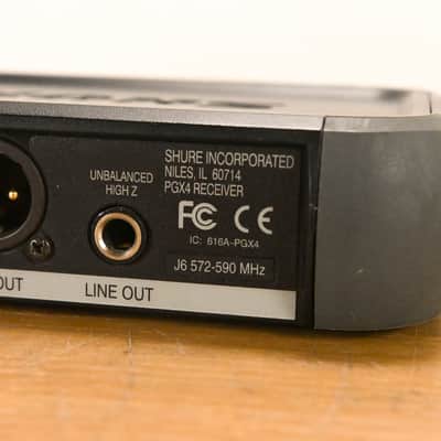 Shure PGX14 Wireless Beltpack System J6 Band - 572-590 MHz (NO PSU) CG01YFU image 11