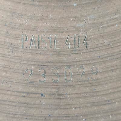 Paiste 404 18" Crash 1280g Vintage German Cymbal image 6