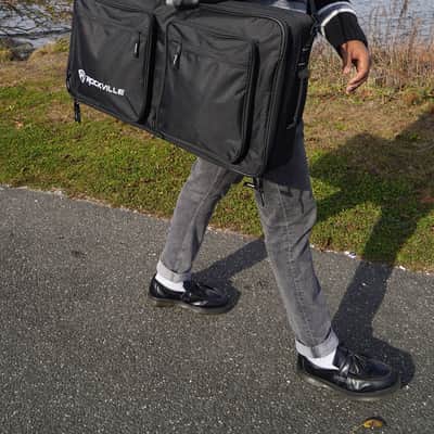 Rockville DC27 Padded DJ Bag Backpack Fits Akai Professional MPK249 image 12