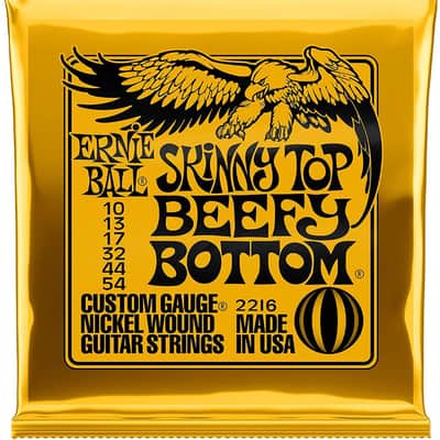 Ernie Ball #2216 Skinny Top Beefy Bottm Slinky Electric Guitar Strings .010-.054 image 1