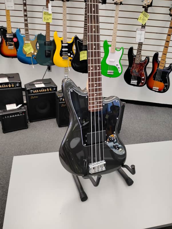 Squier Jaguar Bass グレー Squier Affinity Jaguar Bass Dark Gray Sparkle | Reverb