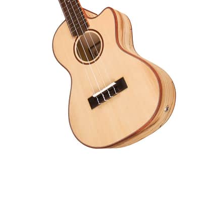 Cordoba 24T-CE Spruce Tenor Cutaway Ukulele (Natural Finish) image 2