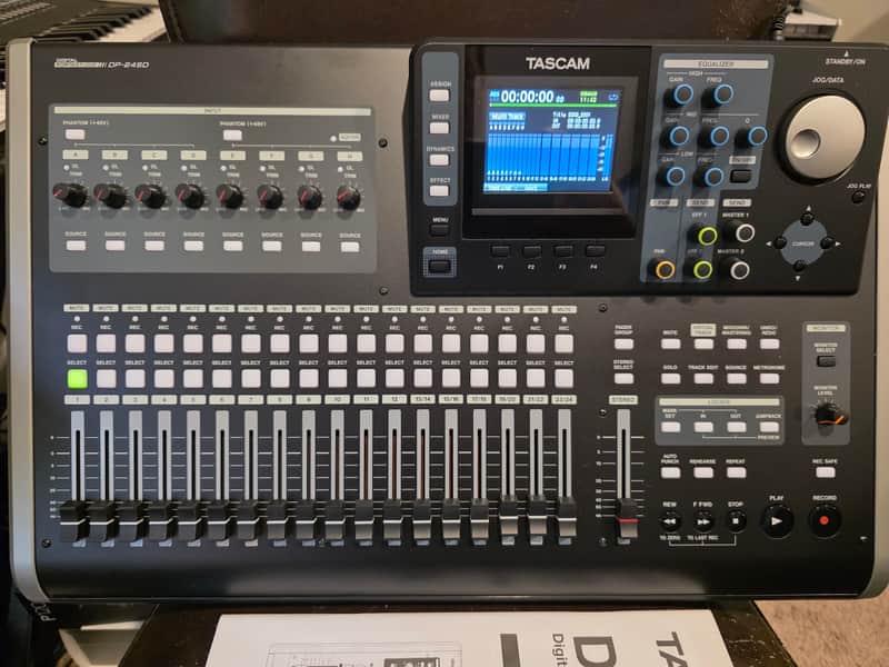 TASCAM DP-24SD 24-track Digital Portastudio 2015 - Present - Black image 1