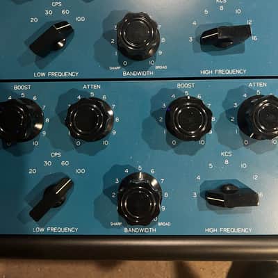 (PAIR) AudioScape Engineering Co. EQP-A Program Equalizer 2019 - 2021 - Blue image 3