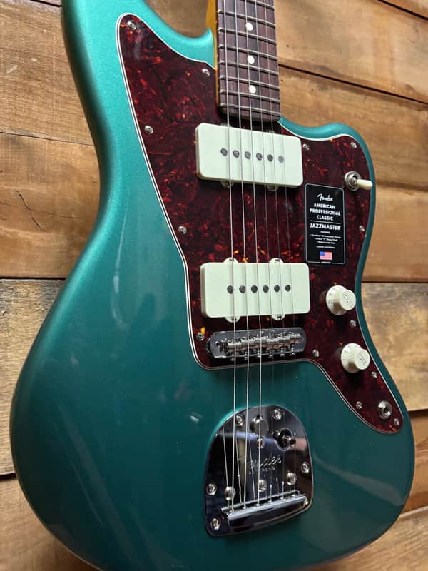 Fender American Pro Classic Jazzmaster RW Faded Sherwood Green w/bag image 1