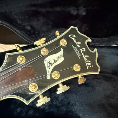 Carlo Robelli D-120 Peerless Semi-Hollow Guitar w Case image 8