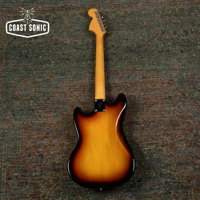 2004 Fender '69 Vintage Reissue Mustang MG69 Sunburst Crafted in Japan CIJ image 4