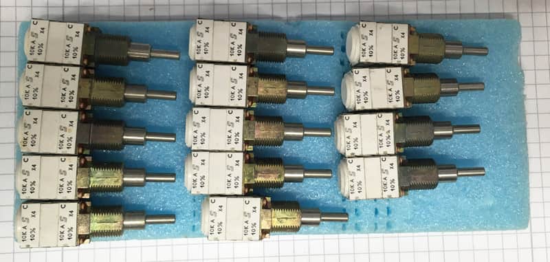 Sfernice Concentric Potentiometer 10K lin 10 pieces !! NOS for SSLMixer image 1