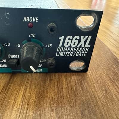 dbx 166XL Stereo Compressor / Limiter / Gate 2000s - Black image 4