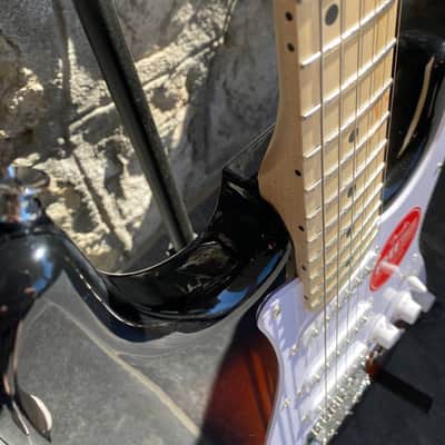 Squier Sonic Stratocaster - 2-Color Sunburst - Maple Neck - Excellent Condition image 10