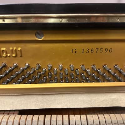Yamaha U1 professional Acoustic Piano 1972-1973 Polished Ebony image 2