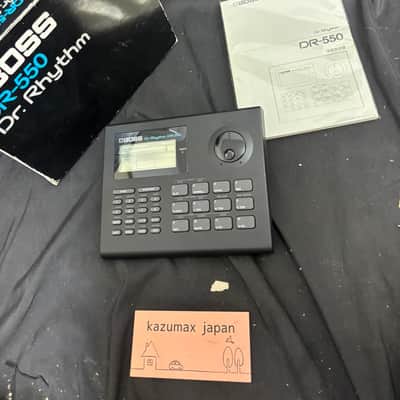 BOSS DR-550 Dr Rhythm Drum Machine Rhythm Programmer with Box Untested ☆
