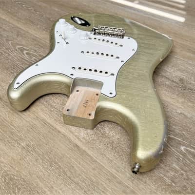 MJT VTS Fully Loaded Alder Stratocaster Body with Fender Eric Johnson Pickups - Inca Silver image 5