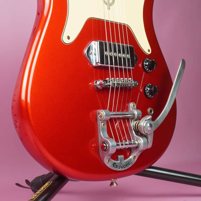 Epiphone Coronet '65 Reissue Bigsby 1999 Red Metallic JDM | Reverb