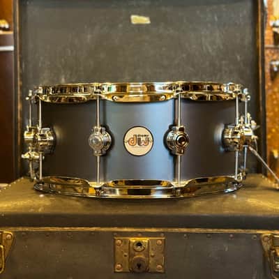 NEW DW 6x14 Design Series Snare Drum in Blue Slate image 1