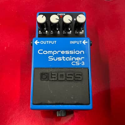 Boss CS-3 Compression Sustainer (Silver Label) - Blue- Guitar Pedal image 1