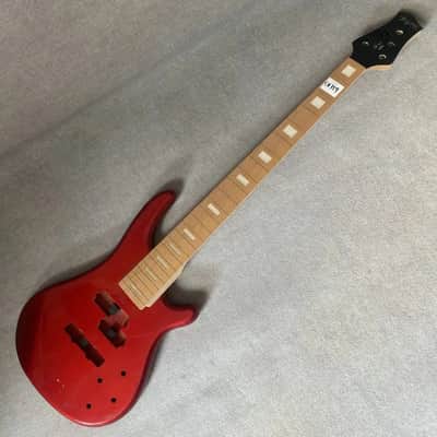 Red 5 String Tagima Basswood Body with Maple Neck image 17