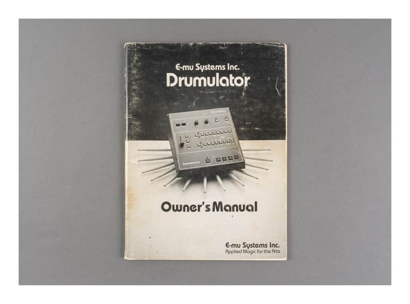 E-MU Systems Drumulator Owner's Manual