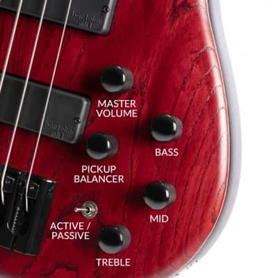 Cort B4 Element Open Pore Burgundy Red (B Stock) image 4