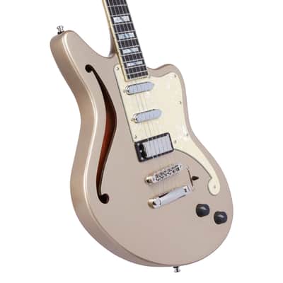 D'Angelico Deluxe Series Bedford SH Electric Guitar With USA Seymour Duncan Pickups & Stopbar Tailpi image 1