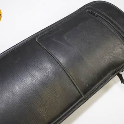 Levy's Standard Leather Bass Gigbag - Black **Alembic Patch** image 12