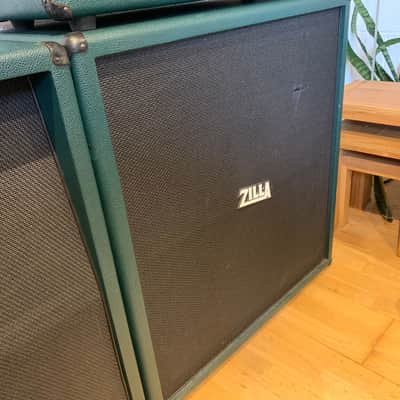 Immagine Zilla 4x12 Custom Rectifier OS Size – Celestion Vintage 30s – Black on Green Tolex – Straight Front - 2